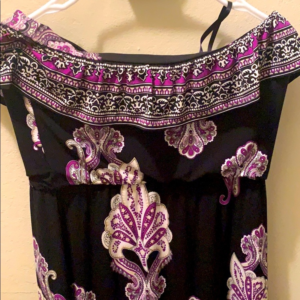 Long paisley dress